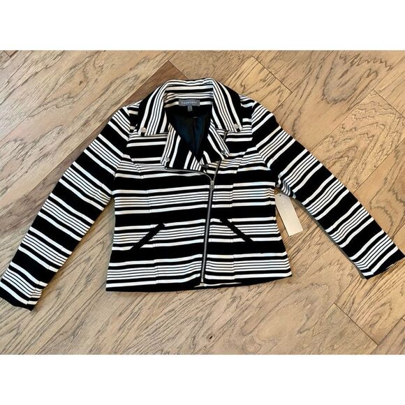 bagatelle Jackets & Blazers - Bagatelle Womens Striped Jacket